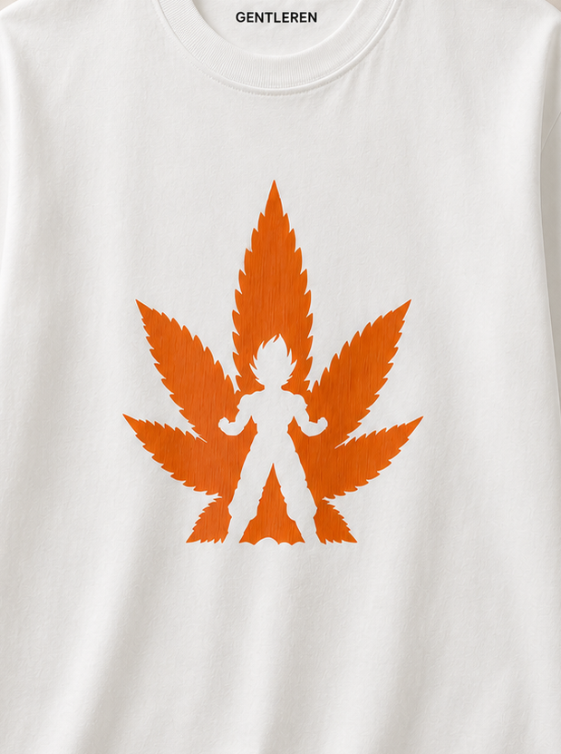 Dragonball Oversize White T-shirts (Cotton)