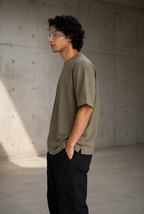 Round Neck Oversize T-shirt 220gsm (Cotton)