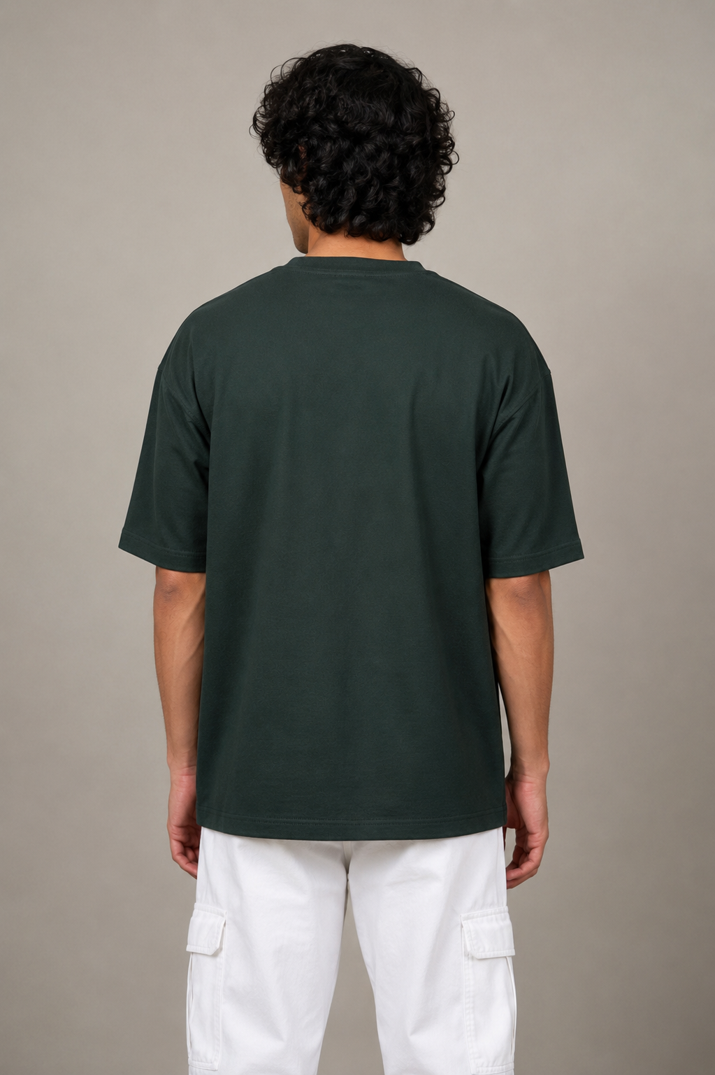 Round Neck Oversize T-shirt 220gsm (Cotton)