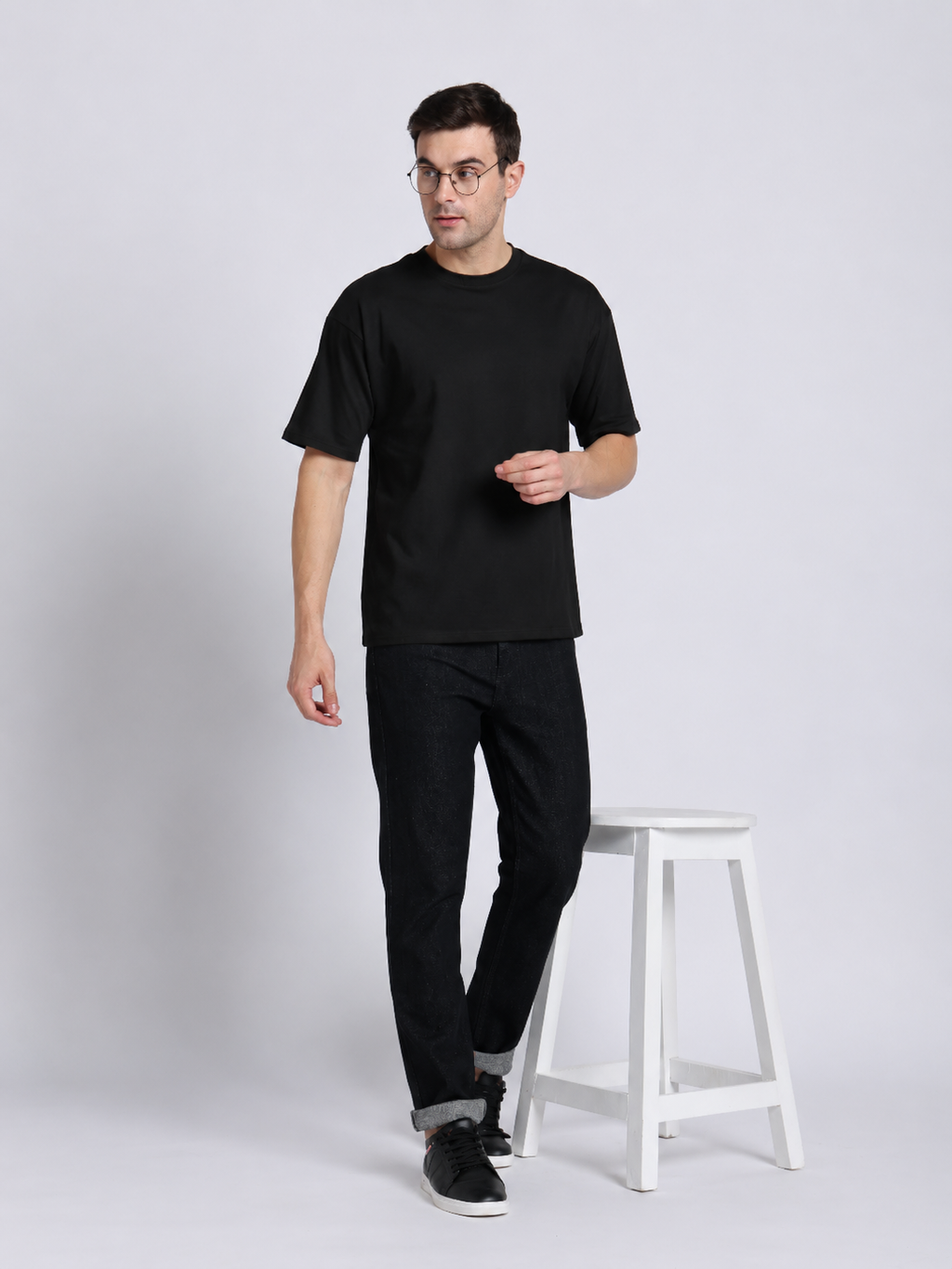 Interlock Over size t-shirt Cotton