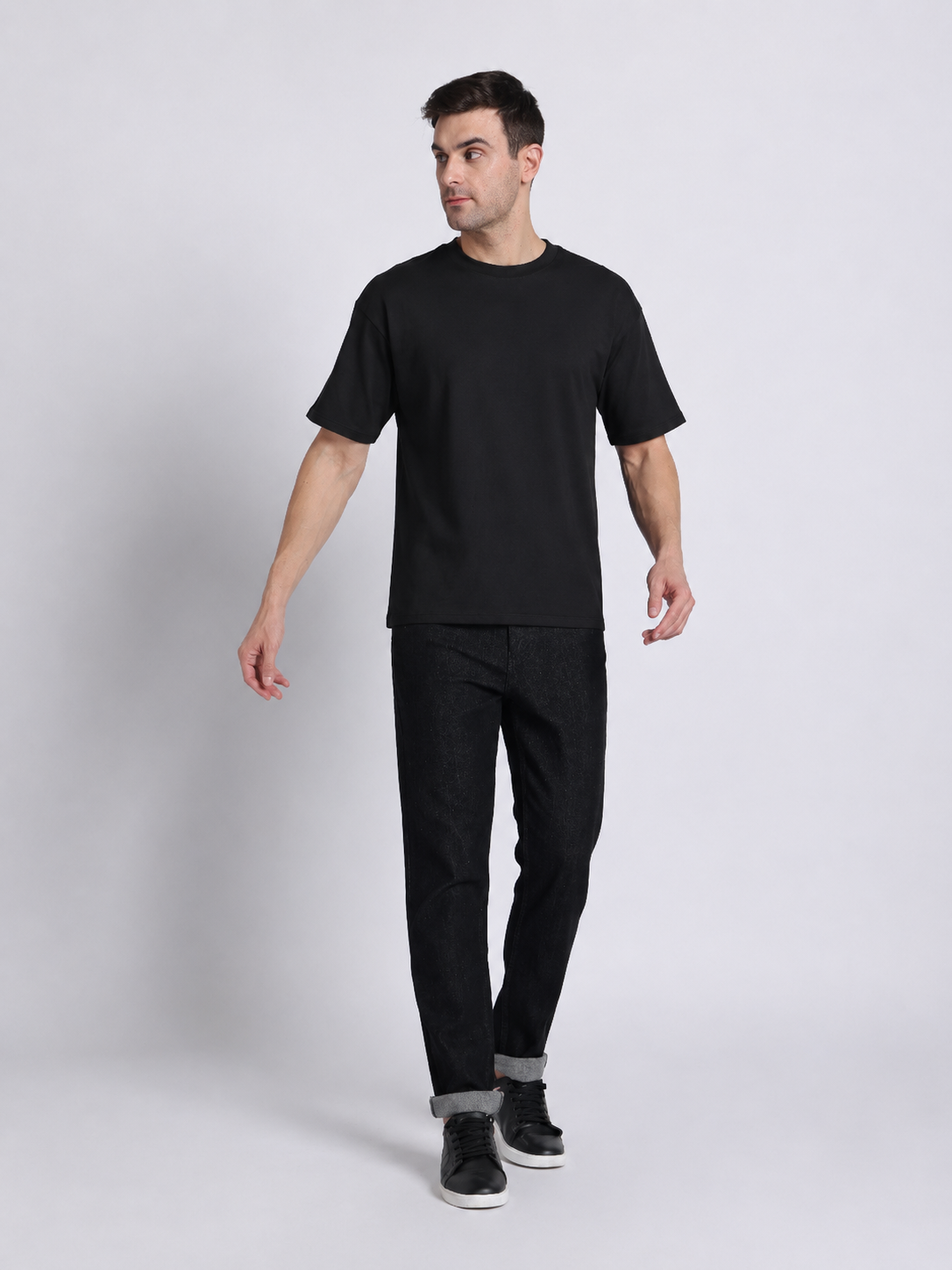 Interlock Over size t-shirt Cotton