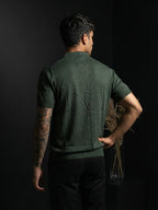 Polo Zipper Half T-Shirt