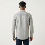 Blue Stripes Linen Cotton Shirt