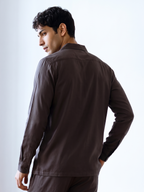Olive Modal Shirt For Men