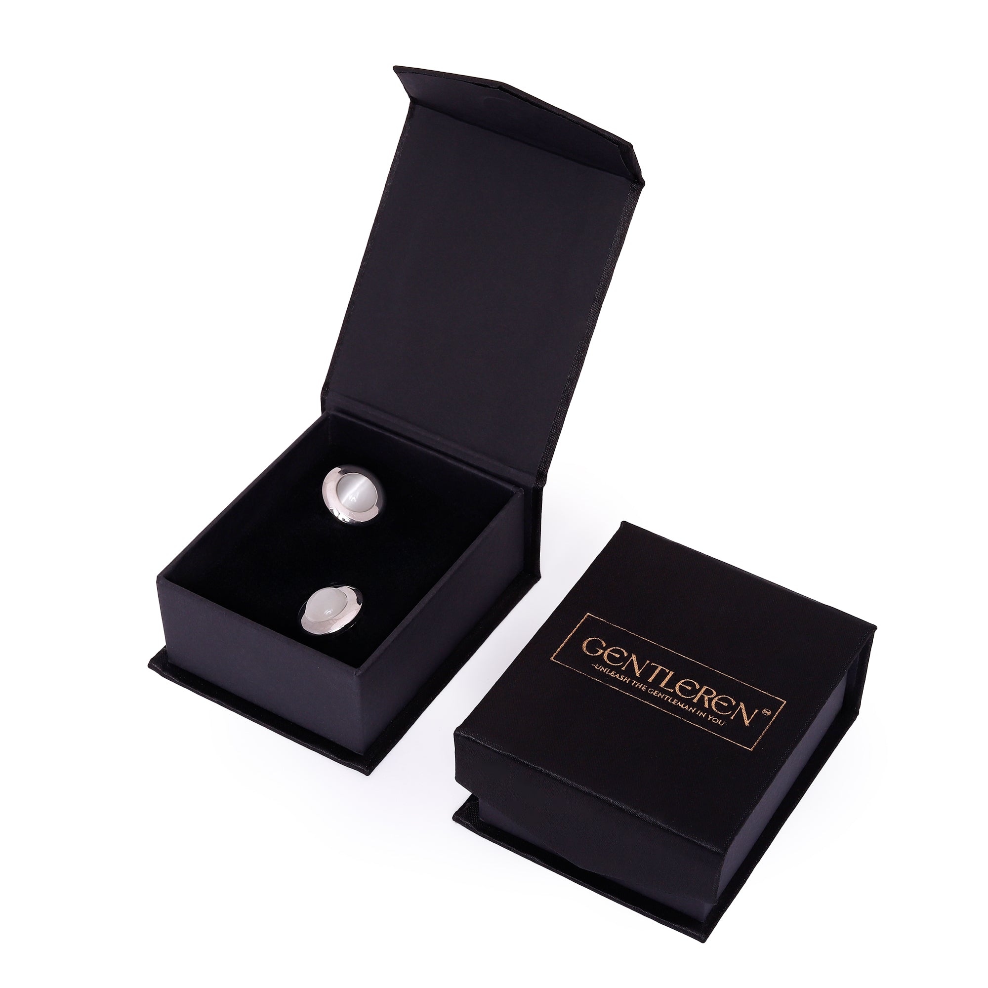 Mother of pearl silver cufflinks