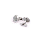 Mother of pearl silver cufflinks