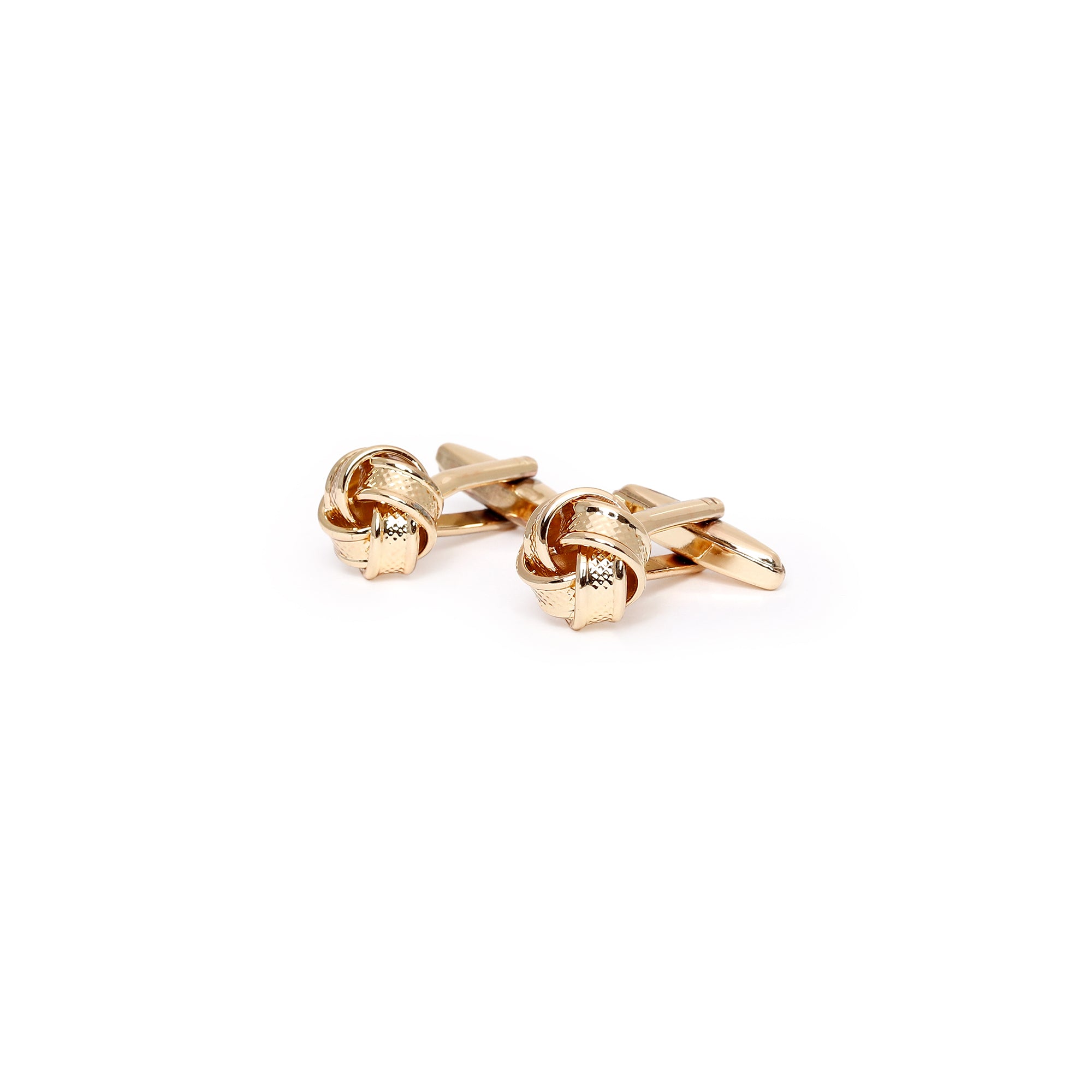 Gentleren knot gold cufflinks