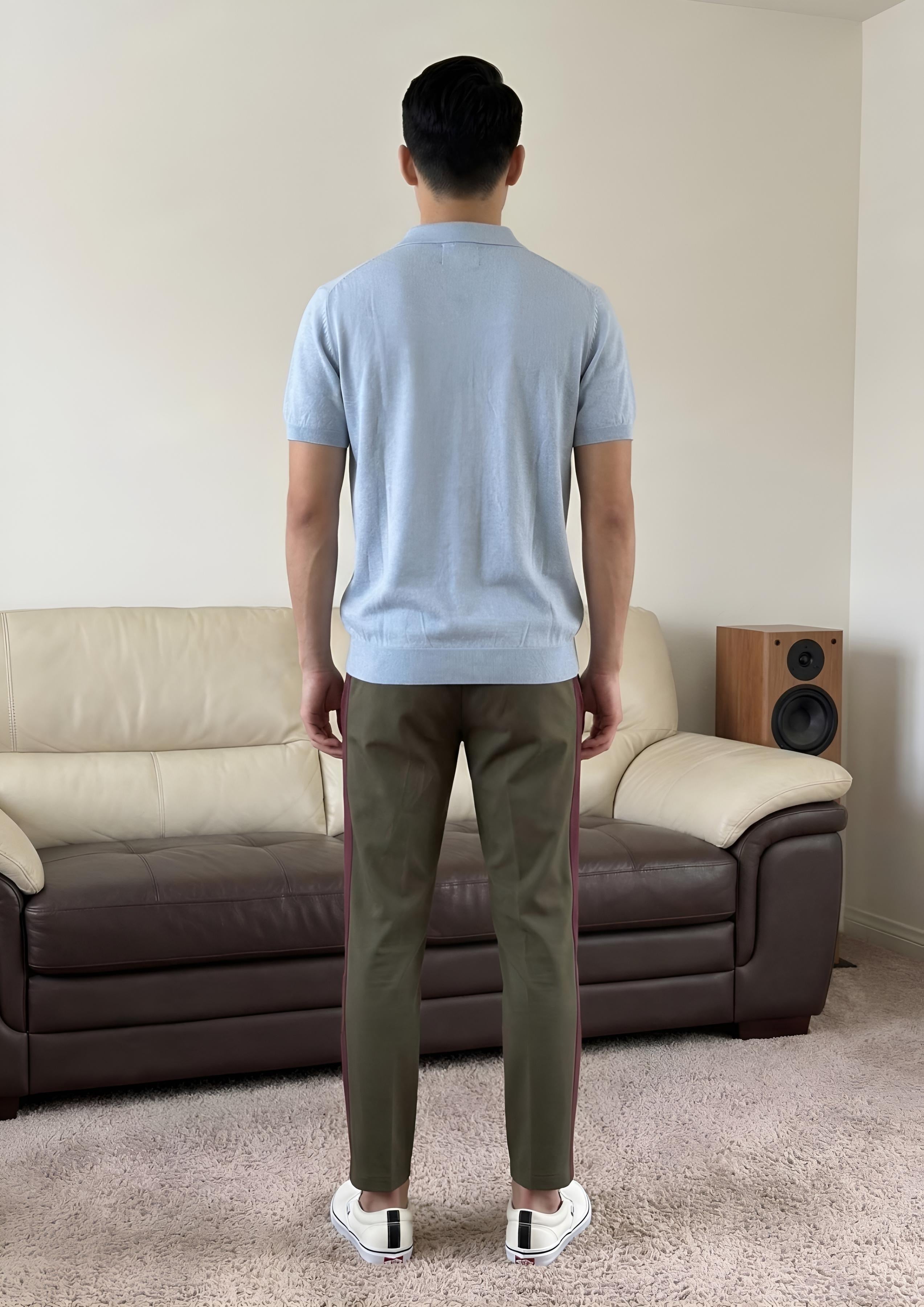 Polo Zipper Half T-Shirt