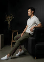 Polo Zipper Half T-Shirt