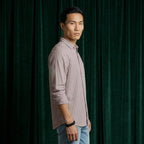 Red Stripes Linen Cotton Shirt