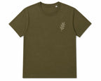 Oversize Sage Green Printed T-shirt (Cotton)220gsm