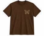Oversize Printed Brwon T-shirt (Cotton)220gsm