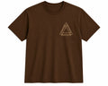 Oversize Printed Brwon T-shirt (Cotton)220gsm