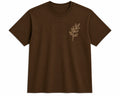 Oversize Printed Brwon T-shirt (Cotton)220gsm