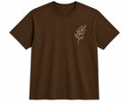 Oversize Printed Brwon T-shirt (Cotton)220gsm