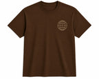 Oversize Printed Brwon T-shirt (Cotton)220gsm