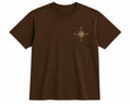 Oversize Printed Brwon T-shirt (Cotton)220gsm