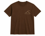 Oversize Printed Brwon T-shirt (Cotton)220gsm