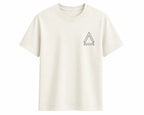 Oversize Triangle White T-shirt (Cotton)220gsm