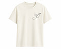 Oversize Printed White T-shirt (Cotton)220gsm