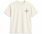 Oversize Printed White T-shirt (Cotton)220gsm