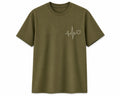 Oversize Printed Sage Green T-shirt (Cotton)220gsm