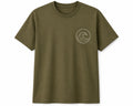 Oversize Printed Sage Green T-shirt (Cotton)220gsm