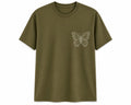 Oversize Printed Sage Green T-shirt (Cotton)220gsm
