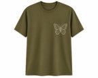 Oversize Printed Sage Green T-shirt (Cotton)220gsm