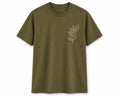Oversize Printed Sage Green T-shirt (Cotton)220gsm