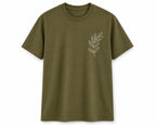 Oversize Printed Sage Green T-shirt (Cotton)220gsm