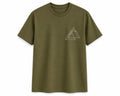Oversize Printed Sage Green T-shirt (Cotton)220gsm