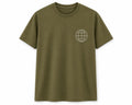 Oversize Printed Sage Green T-shirt (Cotton)220gsm