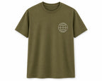 Oversize Printed Sage Green T-shirt (Cotton)220gsm