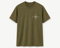 Oversize Printed Sage Green T-shirt (Cotton)220gsm