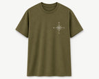 Oversize Printed Sage Green T-shirt (Cotton)220gsm
