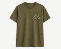 Oversize Printed Sage Green T-shirt (Cotton)220gsm