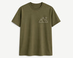 Oversize Printed Sage Green T-shirt (Cotton)220gsm
