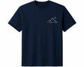 Oversize Printed Navy Blue T-shirt (Cotton)220gsm