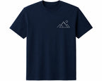 Oversize Printed Navy Blue T-shirt (Cotton)220gsm