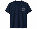 Oversize Printed Navy Blue T-shirt (Cotton)220gsm