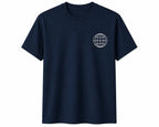 Oversize Printed Navy Blue T-shirt (Cotton)220gsm