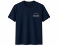 Oversize Printed Navy Blue T-shirt (Cotton)220gsm