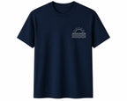 Oversize Printed Navy Blue T-shirt (Cotton)220gsm