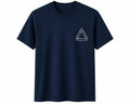 Oversize Printed Navy Blue T-shirt (Cotton)220gsm