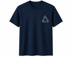 Oversize Printed Navy Blue T-shirt (Cotton)220gsm