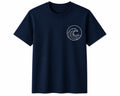 Oversize Printed Navy Blue T-shirt (Cotton)220gsm