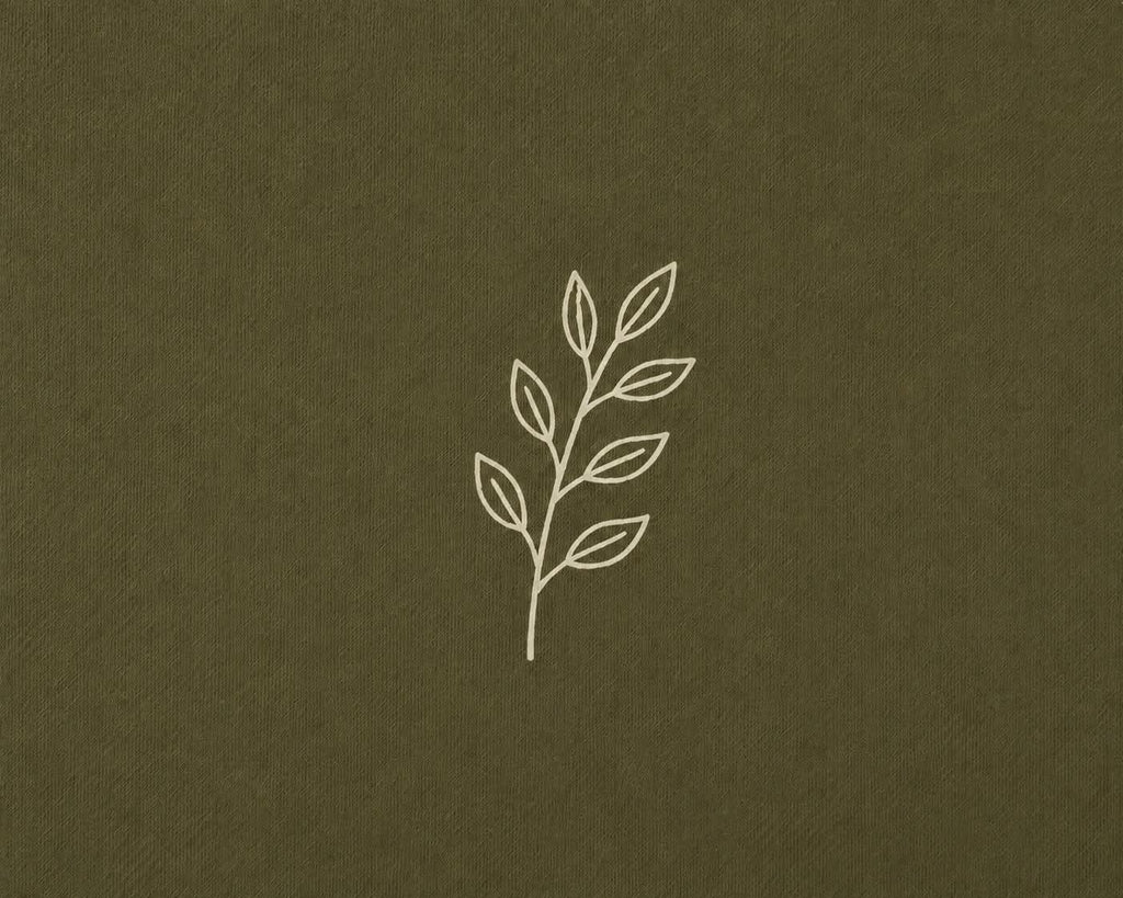 Oversize Sage Green Printed T-shirt (Cotton)220gsm