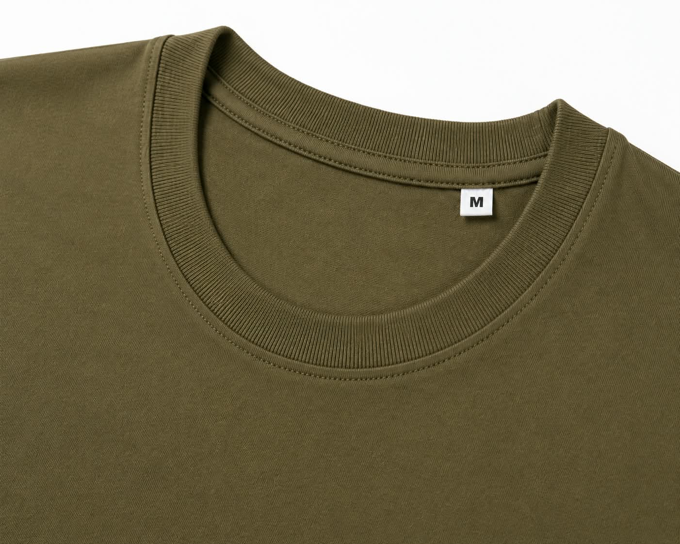 Oversize Sage Green Printed T-shirt (Cotton)220gsm