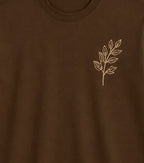 Oversize Printed Brwon T-shirt (Cotton)220gsm